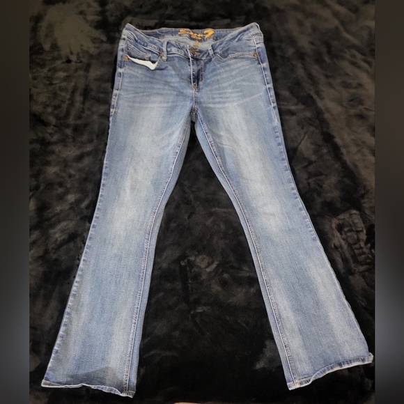 Seven - Womens Bootcut Medium Blue Jeans - Size 12 - Picture 4 of 9